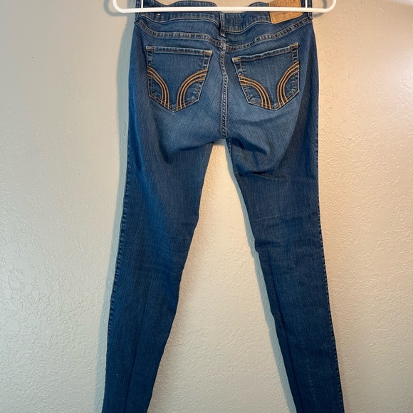 Hollister Blue Skinny Jeans Classic Fit SZ 25 Y2K Straight-Leg Pants Mid-Rise - Picture 7 of 12